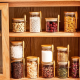 Glass Jar with Wooden Lid and Spoon X-Large